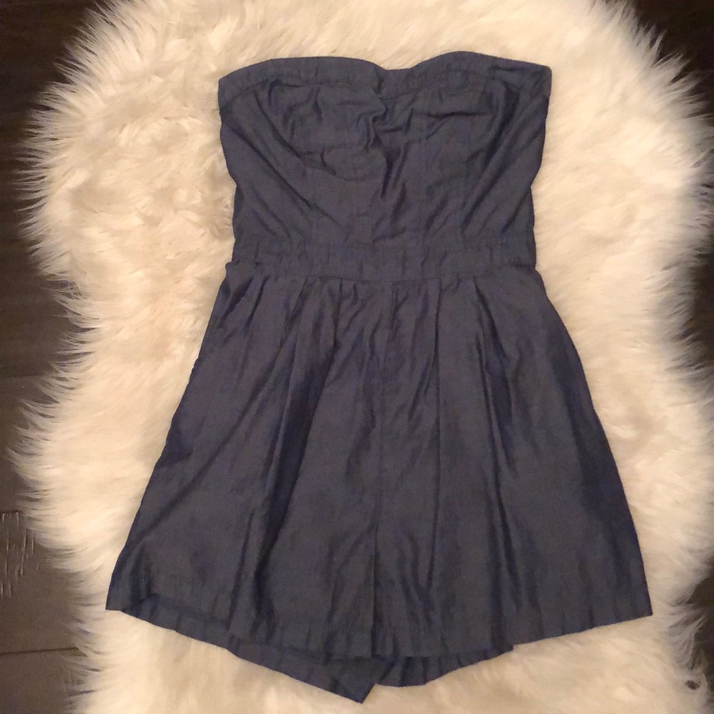Denim Romper